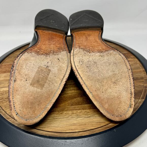 Allen Edmonds Delray Men's Black Split Toe Dress Shoes Oxfords Size 14D - Picture 7 of 10